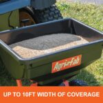 Esparcidor de Transmisión de Remolque Agri-Fab 45-0530-131 85 lb Negro Naranja
