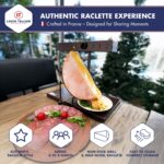 BRON COUCKE - Derretidor de queso raclette comercial "Alpage", raclette tradicional francesa para media rueda, uso comer