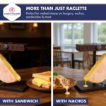 BRON COUCKE - Derretidor de queso raclette comercial "Alpage", raclette tradicional francesa para media rueda, uso comer