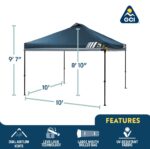 Toldo GCI Outdoor LevrUp 88065 10x10 pies Gris Mercurio con Dosel