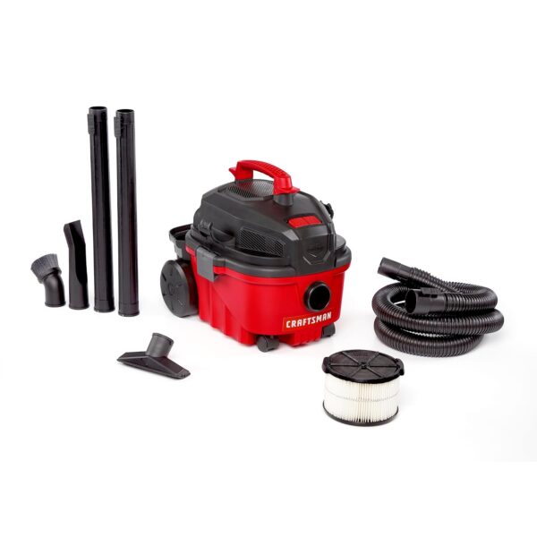 CRAFTSMAN CMXEVBE17040 - Aspiradora en seco y húmedo (4 galones, 5.0 pico)