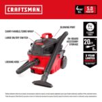 CRAFTSMAN CMXEVBE17040 - Aspiradora en seco y húmedo (4 galones, 5.0 pico)