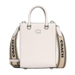 Bolso Coach Tote 16 CJ795 Cuero Crossgrain Color Tiza