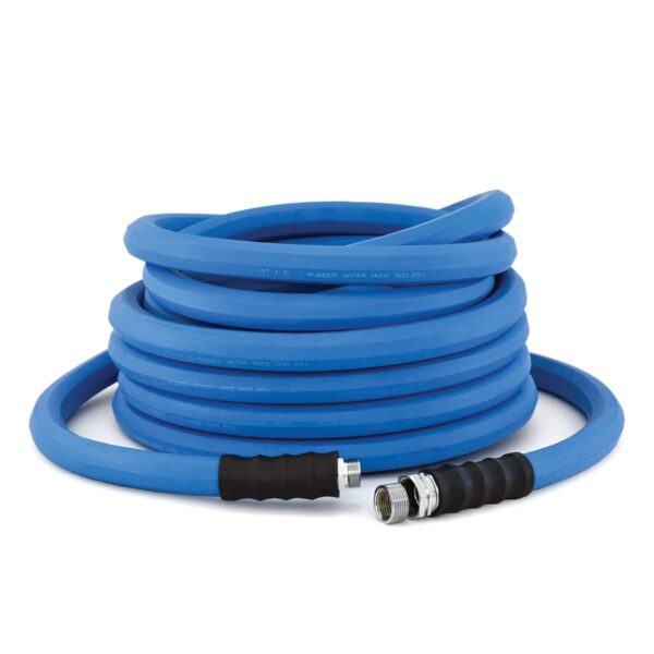 Manguera de Jardín RMX Industries BluSeal BSONEl00 Goma 1 Pulgada x 100 Pies 500 PSI Azul