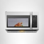 Midea MOR17BSA-SS 1.7 pies cúbicos Horno de microondas para instalar sobre la estufa con panel táctil inteligente, menú