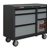Gabinete de herramientas con ruedas de 41 ″ y 6 cajones