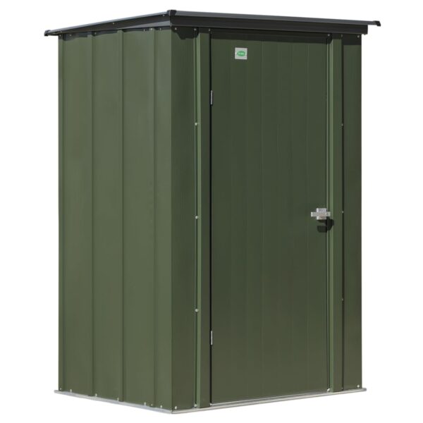 Cobertizo de Almacenamiento de Jardín Scotts ShelterLogic STTPS43 Metal 4x3x6 pies Verde y Antracita