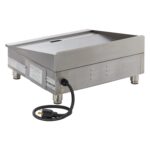 Winco Plancha eléctrica de grado comercial, 24"