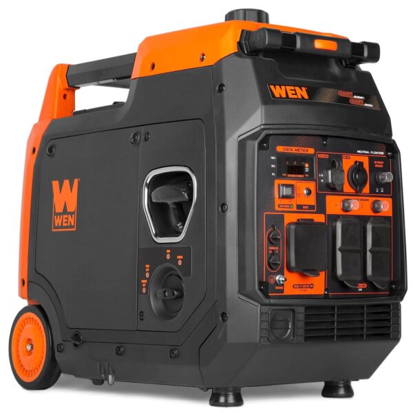 Generador Inversor Portátil WEN 56477i 4800 Vatios Motor 224cc Silencioso con Apagado de Combustible