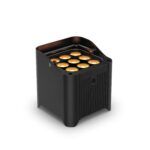 Freedom Par Q9 - Luz LED inalámbrica, funciona con pilas, cuádruple color (RGBA)