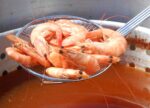 Kit para Hervir Mariscos Creole Feast SBK1001 con Colador Caldera de Aluminio 100 Cuartos Regulador de 10 PSI Plateado y