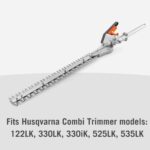 Accesorio para Cortasetos Husqvarna 529 35 19-02 Hoja de Doble Acción 21 Pulgadas Acero Aleado Naranja