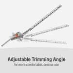 Accesorio para Cortasetos Husqvarna 529 35 19-02 Hoja de Doble Acción 21 Pulgadas Acero Aleado Naranja