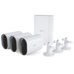 Arlo Cámara de seguridad Pro 5S XL Spotlight 2K HDR | Interior/exterior | Banda Wi-Fi se conecta a la red más fuerte | B