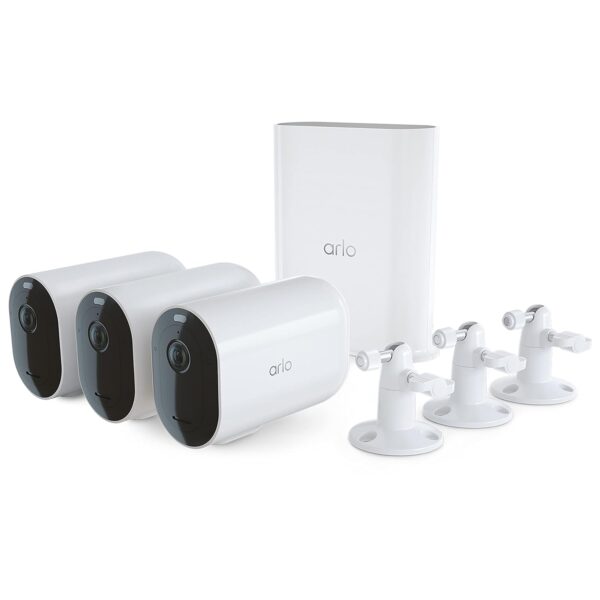 Arlo Cámara de seguridad Pro 5S XL Spotlight 2K HDR | Interior/exterior | Banda Wi-Fi se conecta a la red más fuerte | B