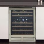 DUURA Elite Wine Cooler Designer Series Refrigerador de bebidas de doble zona, capacidad de 46 botellas con 6 estantes e