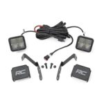 Kit de Luces LED de Zanja Rough Country 82059 2 Pulgadas 80W 9600 Lúmenes para Chevy Silverado y GMC Sierra 2007-2014