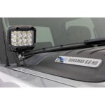 Kit de Luces LED de Zanja Rough Country 82059 2 Pulgadas 80W 9600 Lúmenes para Chevy Silverado y GMC Sierra 2007-2014