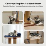 Torre de árbol para gatos PETLIBRO Infinity PL-CT003-01A Naranja Modular 3 niveles