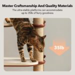 Torre de árbol para gatos PETLIBRO Infinity PL-CT003-01A Naranja Modular 3 niveles