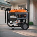Generador Portátil Generac GP6500E 7713 de Gasolina 6500 Vatios Arranque Eléctrico Tecnología PowerRush y COsense
