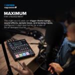 BOSS Gigcaster 8 | Mezclador de transmisión de audio de 8 canales con entrada directa de guitarra/bajo | 4 entradas comb