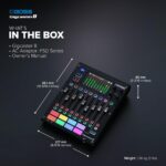 BOSS Gigcaster 8 | Mezclador de transmisión de audio de 8 canales con entrada directa de guitarra/bajo | 4 entradas comb