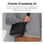 Bolso Coach Charter Crossbody 24 Pebble C5315 JIBLK Cuero Negro