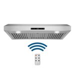 Haven Coll 500 CFM - Campana extractora con conducto para debajo del gabinete, LED, de 30 pulgadas