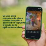 ecobee Timbre de video inteligente con cámara (con cable) - con cámara HD líder en la industria, seguridad inteligente,