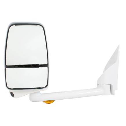 Espejo Velvac 2020 con Cámara para Ford E Van 2003 al Presente Cabezal de Lujo Lado Izquierdo Cuerpo 96 Pulgadas Blanco