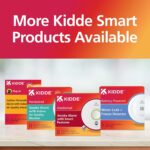 Kidde Detector de humo inteligente y aire interior, monitor de calidad, WiFi, dispositivo compatible con Alexa, cableado
