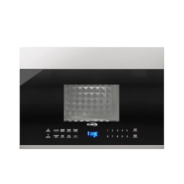 KoolMore Microondas de acero inoxidable de 1.3 pies cúbicos de 24 pulgadas (KM-MOT-OP1SS), función de campana de ventila