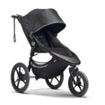Baby Jogger Summit X3 Cochecito de correr de 3 ruedas con freno de mano, plegado compacto de una mano y suspensión en to