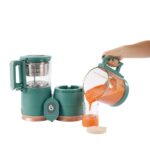 Procesador de Alimentos para Bebé Babymoov Duo Meal Glass A001132_US Vaporizador de Vidrio Integrado Cesta de Acero Inox