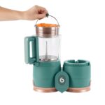 Procesador de Alimentos para Bebé Babymoov Duo Meal Glass A001132_US Vaporizador de Vidrio Integrado Cesta de Acero Inox