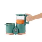 Procesador de Alimentos para Bebé Babymoov Duo Meal Glass A001132_US Vaporizador de Vidrio Integrado Cesta de Acero Inox