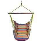 Juego de Hamaca Calloway Mills Summer Glow 11043HCSET con 2 Almohadas 100% Algodón Barra de Madera de Pino 44 Pulgadas