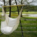 Hamaca Calloway Mills 11045HCSET Ivory Cloud con 2 Almohadas 24x24 Pulgadas Algodón 100%
