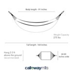 Hamaca Calloway Mills Mar Púrpura Modelo 11062H Algodón 88x50 pulgadas