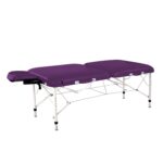 Mesa de Masaje Master Massage Calypso 26370 30 Pulgadas Aluminio Púrpura Plegable
