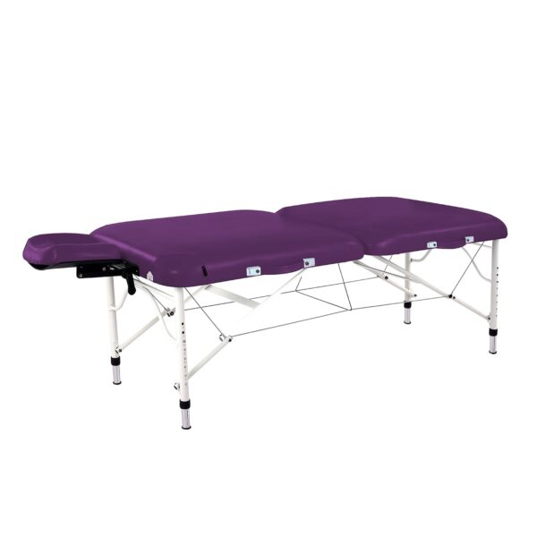 Mesa de Masaje Master Massage Calypso 26370 30 Pulgadas Aluminio Púrpura Plegable