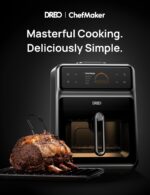 Dreo ChefMaker - Freidora combinada, cocina como un profesional con solo presionar un botón, freidora de aire inteligent