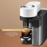 Nespresso Vertuo Lattissima - Cafetera de café y espresso de De'Longhi, blanco mate y brillante