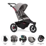 Radio Flyer Momentum - Cochecito de bebé para correr, artículos esenciales para recién nacidos, viajes de niños pequeños