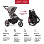 Radio Flyer Momentum - Cochecito de bebé para correr, artículos esenciales para recién nacidos, viajes de niños pequeños