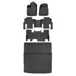 Juego de Tapetes SMARTLINER 3 Filas y Carga Modelo SA0573 B0589 C0589 D0580 para Jeep Grand Wagoneer 2022 2025 Todo Clim