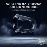 Correa Ajustable Razer para Cabeza y Interfaz Facial VR para Meta Quest 2 Negro