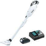 Makita XLC10R1W 18V LXT® - Kit de aspiradora de 4 velocidades, sin escobillas, compacto de iones de litio LXT®, con botó