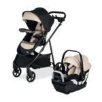 Britax Willow Brook S+ Sistema de viaje para bebé, asiento de automóvil para bebés y cochecito combinado con base Alpine